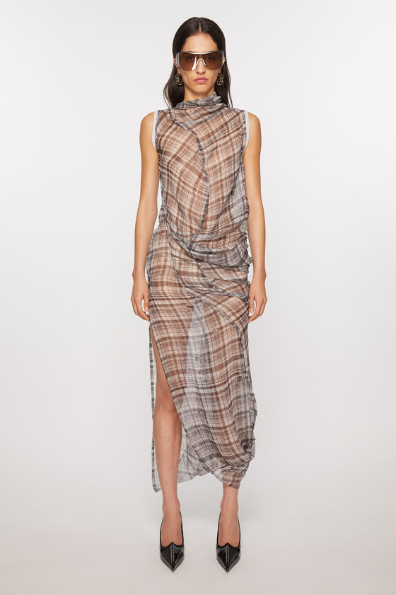 (image for) Healthy Mesh check dress